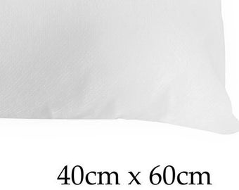 Australian Made Cushion Pillow Inserts | 40cm x 60cm | Hypoallergenic Polyester Fibre Filling