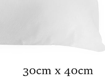 Australian Made Cushion Pillow Inserts | 30cm x 40cm | Hypoallergenic Polyester Fibre Filling