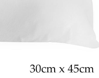 Australian Made Cushion Pillow Inserts | 30 x 45cm | Hypoallergenic Polyester Fibre Filling