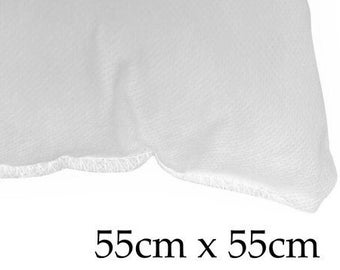 Australian Made Cushion Pillow Inserts | 55cm x 55cm | Hypoallergenic Polyester Fibre Filling
