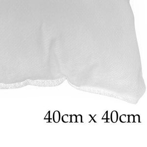 Australian Made Cushion Pillow Inserts | 40cm x 40cm | Hypoallergenic Polyester Fibre Filling