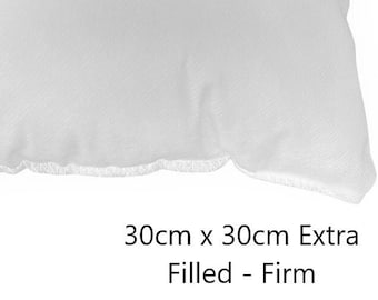Australian Made Extra Firm Cushion Insert Hypoallergenic Polyester Fibre (30cm x 30cm)