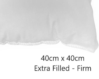 Australian Made Extra Firm Cushion Insert Hypoallergenic Polyester Fibre (40cm x 40cm)