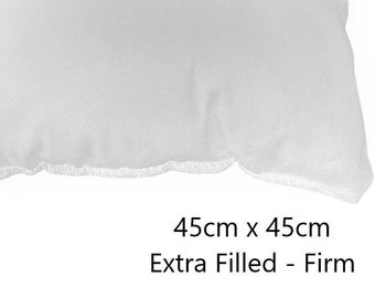 Australian Made Extra Firm Cushion Insert Hypoallergenic Polyester Fibre (45cm x 45cm)