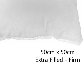 Australian Made Extra Firm Cushion Insert Hypoallergenic Polyester Fibre (50cm x 50cm)