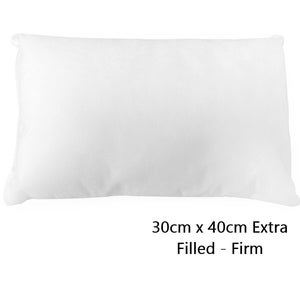 Australian Made Extra Filled - Firm Cushion Pillow Inserts | 30cm x 40cm | Hypoallergenic Polyester Fibre Filling