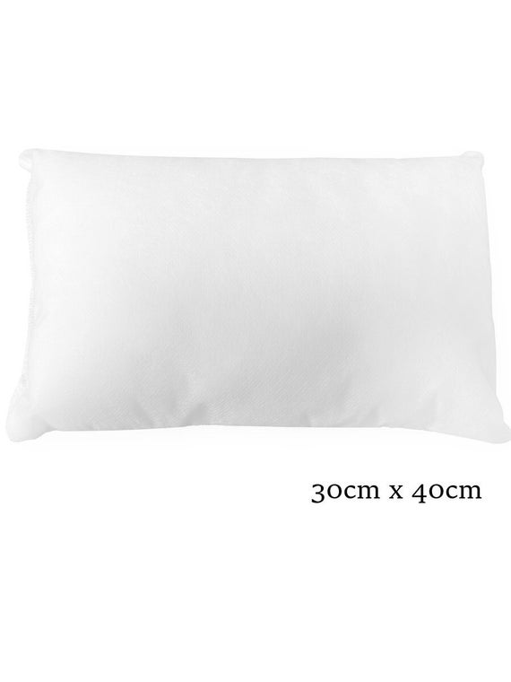 Australian Made Cushion Pillow Inserts | 30cm x 40cm | Hypoallergenic Polyester Fibre Filling