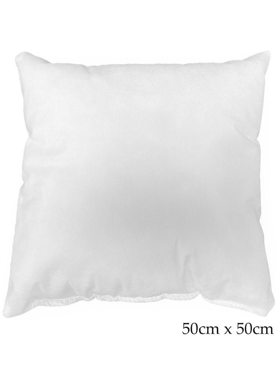 Australian Made Cushion Pillow Inserts | 50cm x 50cm | Hypoallergenic Polyester Fibre Filling