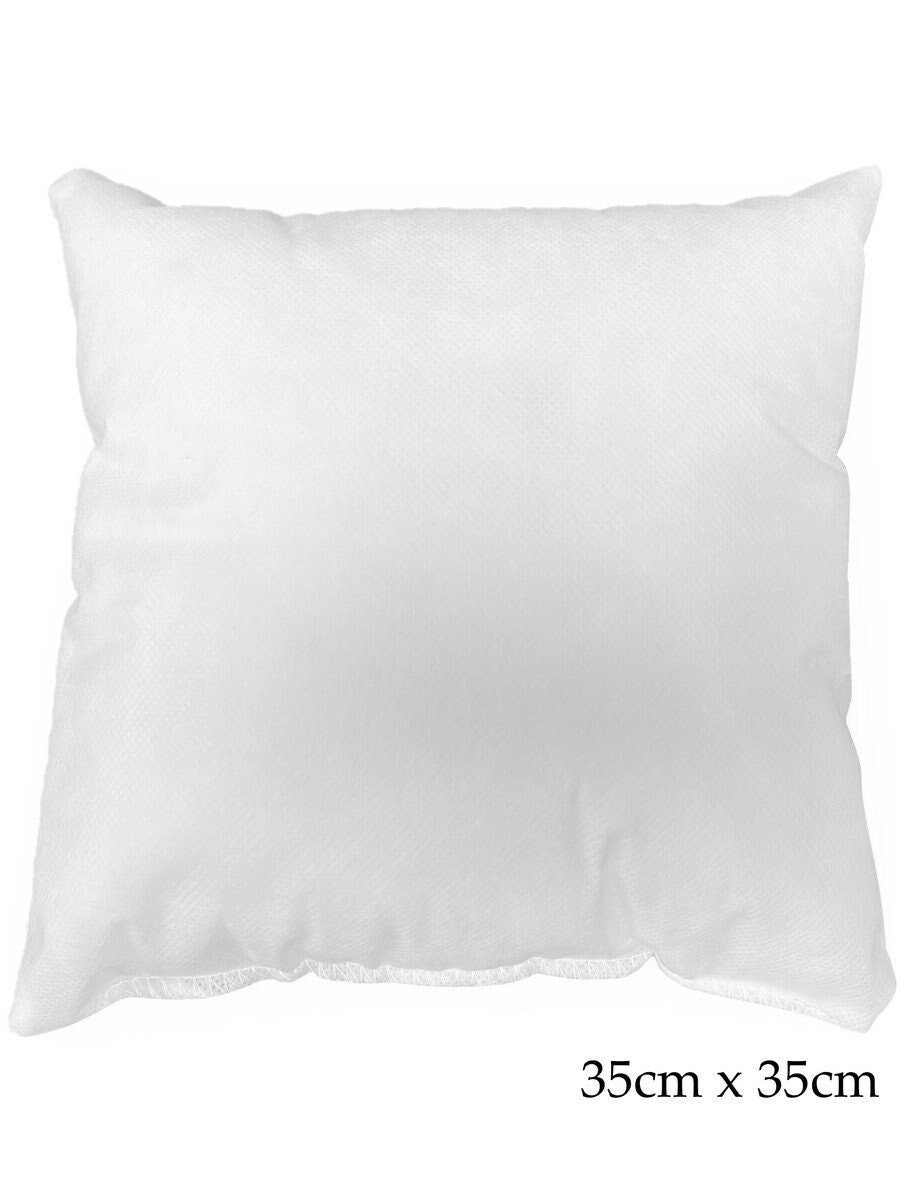 Australian Made Cushion Pillow Inserts | 35cm x 35cm | Hypoallergenic Polyester Fibre Filling