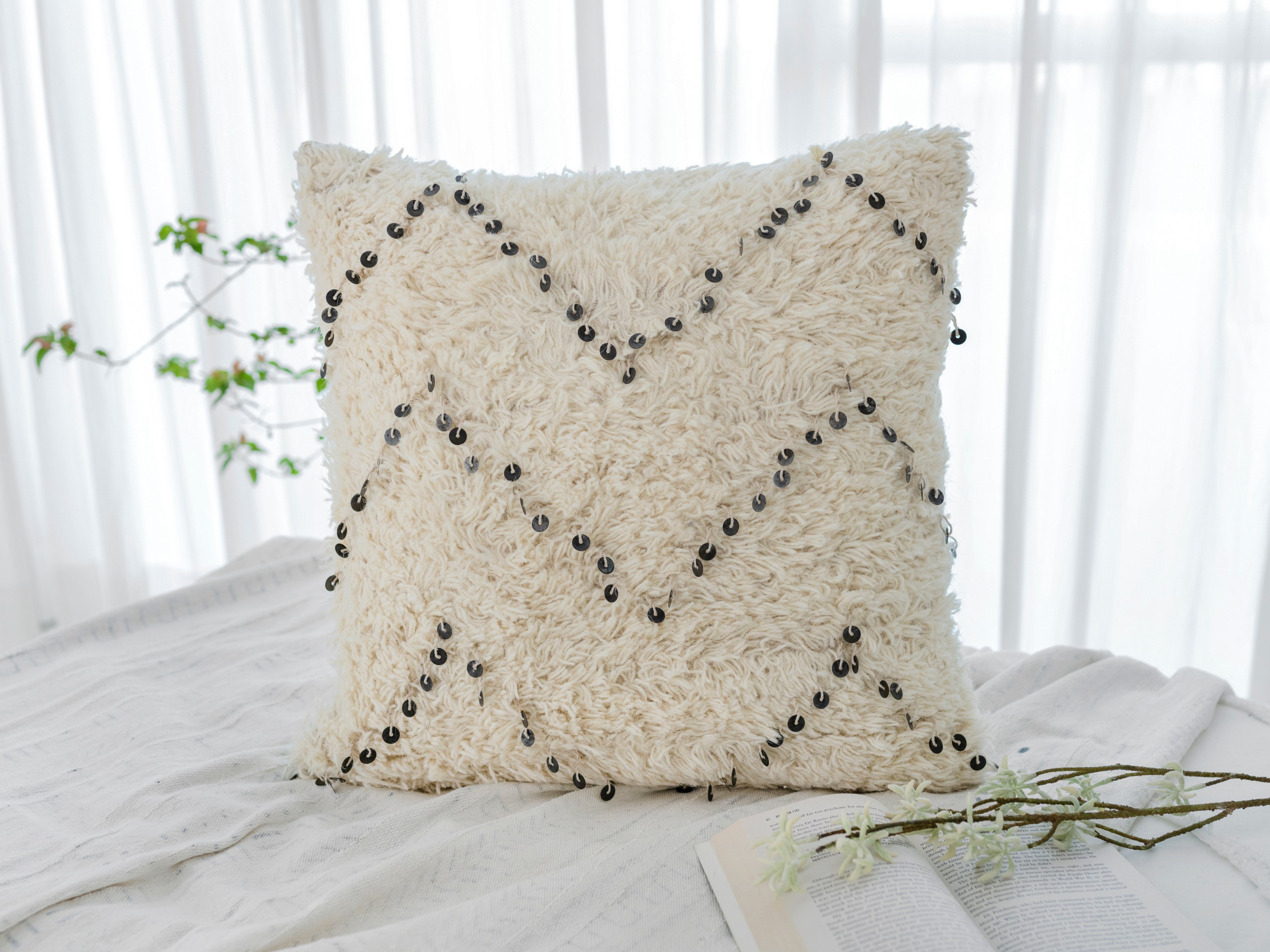 Pottery barn moroccan pillow top