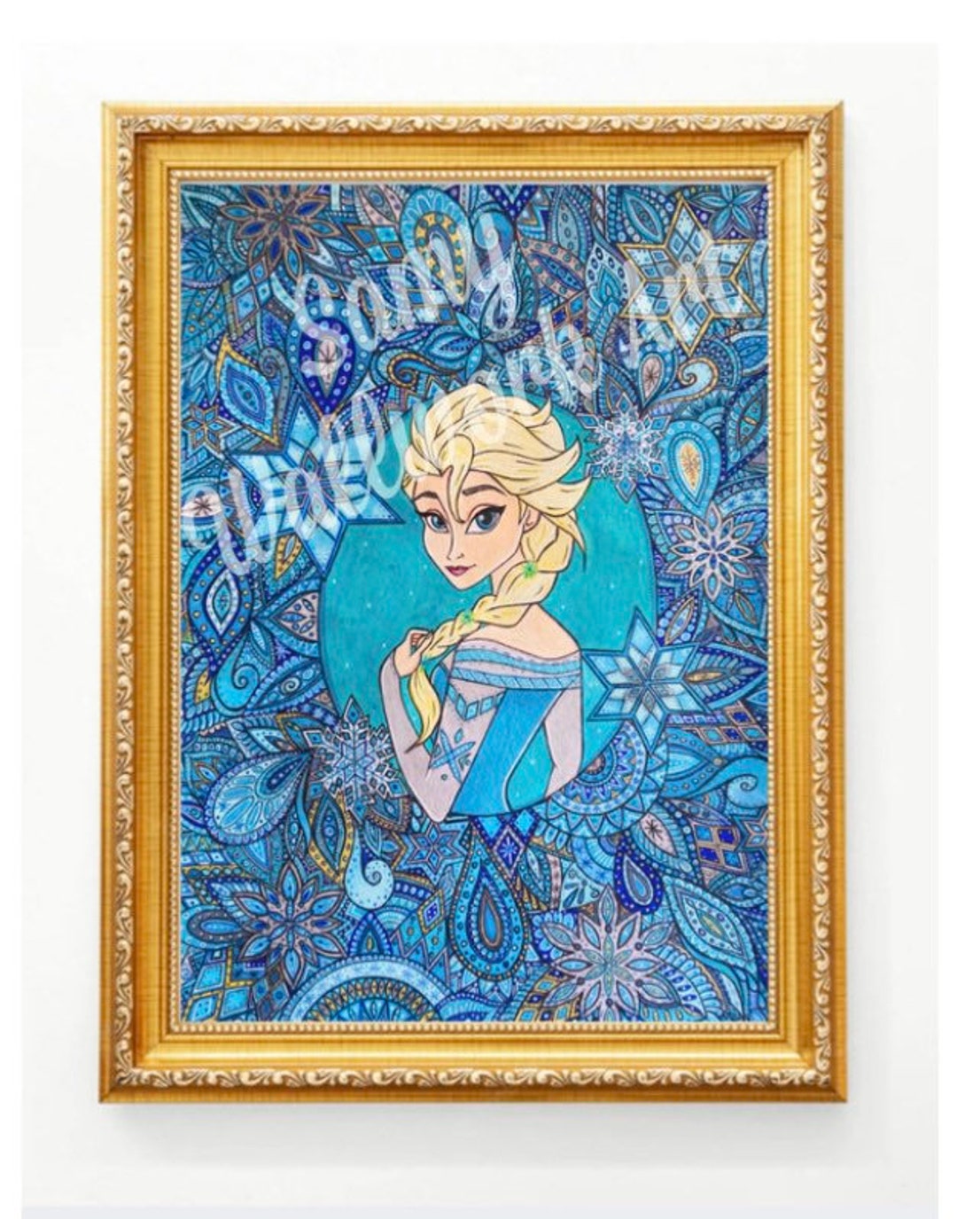 Disney Frozen Elsa Art Print - Etsy