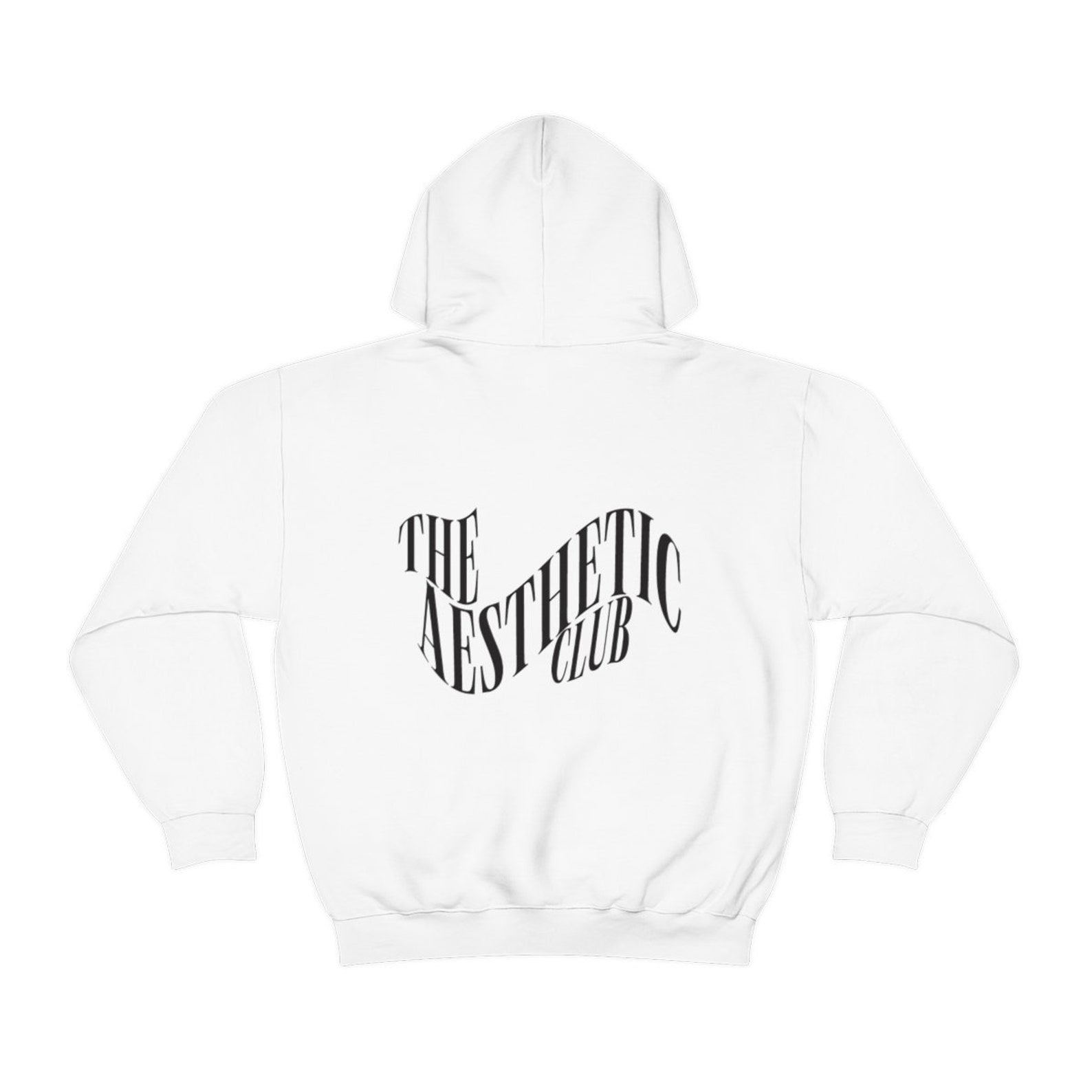 Wavy Words on Back Hoodie Aesthetic Hoodie Oversized Hoodie Etsy