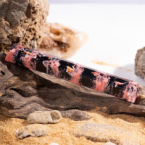 Black Red spacebar keycaps, custom keycaps koi, artisan koi keycaps SA Profile and OEM profile For Cherry MX Mechanical Keyboard, gift ideas