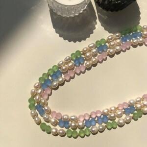 Beautiful pearl necklace, beautiful pearl necklace, bead necklace, freshwater pearls, gifts for her