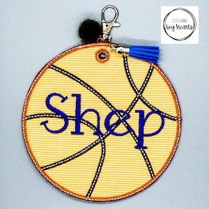 Basketball Bag Tag | Back to School Supplies | Kids Lunch box | Backpack ID Tag | Diaper Bag Tag | Sport Bag Name Tag | CUSTOMIZABLE