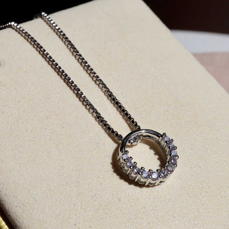 Mother Necklace Simple Silver Necklace 