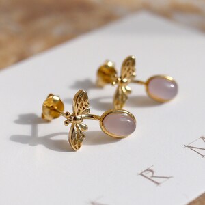 Butterfly earrings, korean earrings, sweet 16 gift