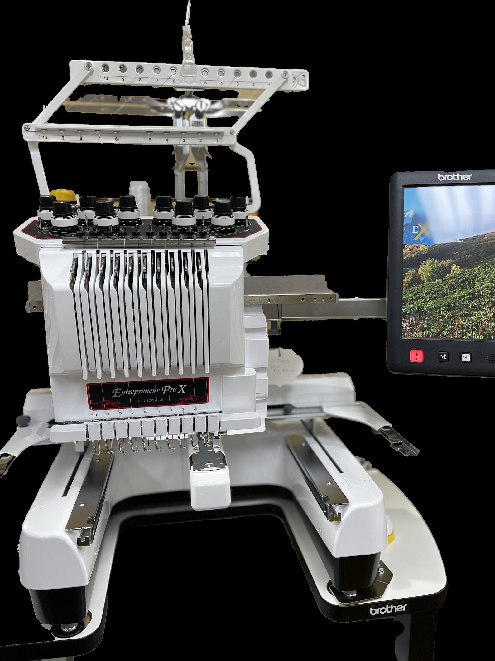 Brother Embroidery Machine Model PR1050X, 10 Needle demo / Show Model 5