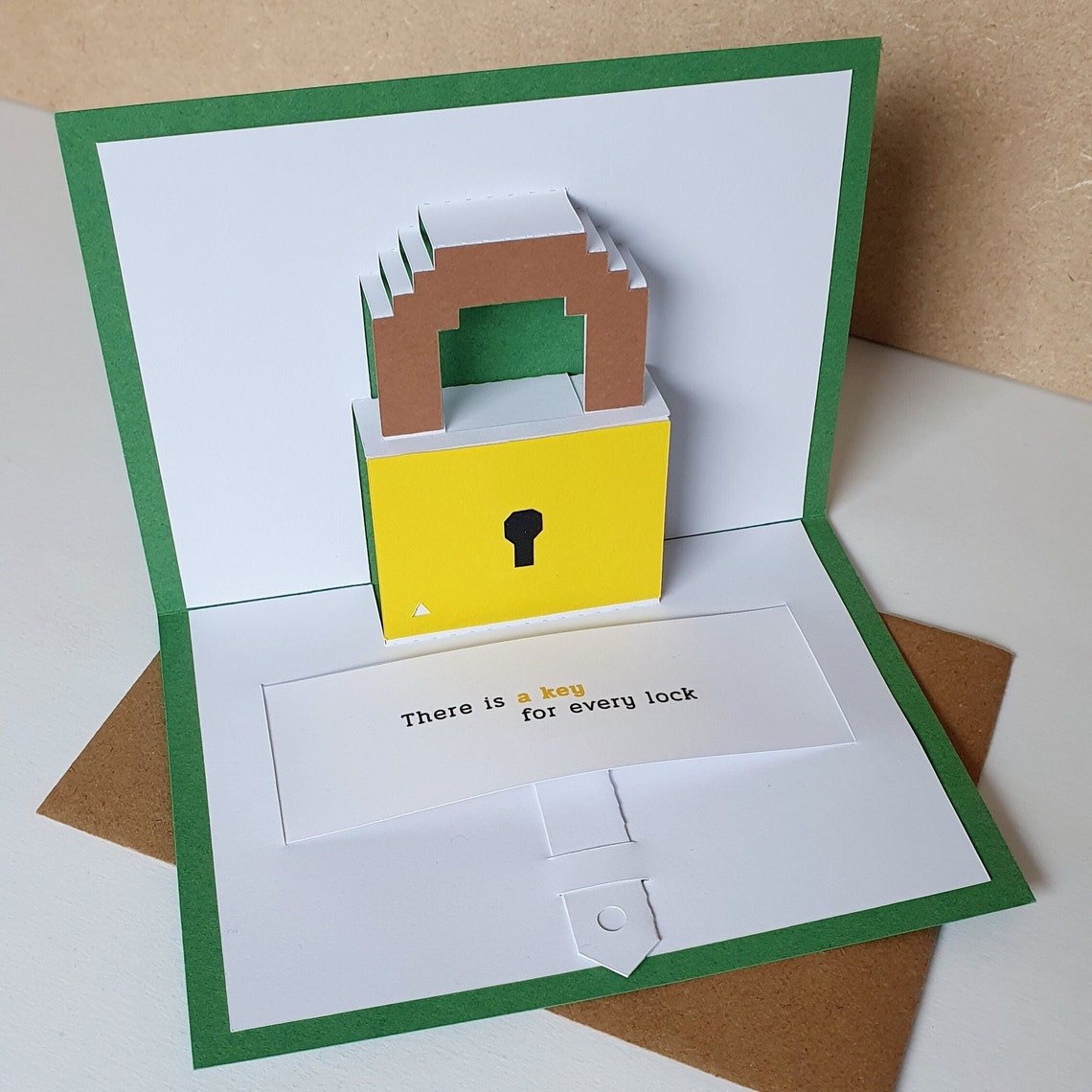 Escape Room A Key for Every Lock Pop-up Card - PACK OF 10 - Interactive ...