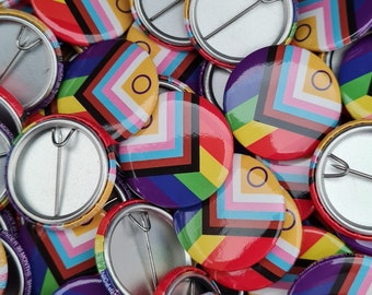 Bulk pride pins (intersex inclusive) badges 25mm/1inch