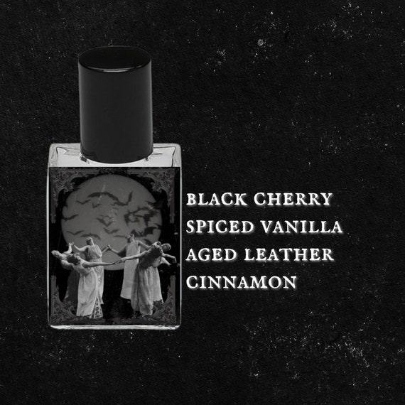 BAD MOON RISING // Black Cherry, Spiced Vanilla, Cinnamon, Tonka, Leather, Amber // Gothic Victorian Perfume Oil