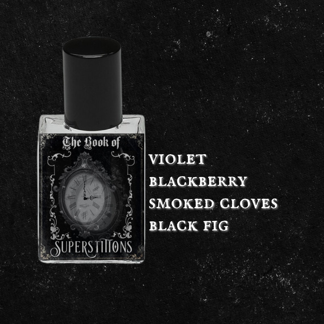 DEVILS HOUR // Violet, Smoked Cloves, Blackberry, Black Fig, Jasmine, Black Tea, Plum, Black Currant, Saffron, Vanilla Bean, White Amber