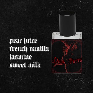 DOLL PARTS // Pear Juice, French Vanilla, Raspberry, Apricot, Jasmine, Rose, Sweet Milky Musk // Gothic Witchy Halloween Perfume Oil