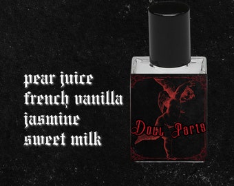 DOLL PARTS // Pear Juice, French Vanilla, Raspberry, Apricot, Jasmine, Rose, Sweet Milky Musk // Gothic Witchy Halloween Perfume Oil