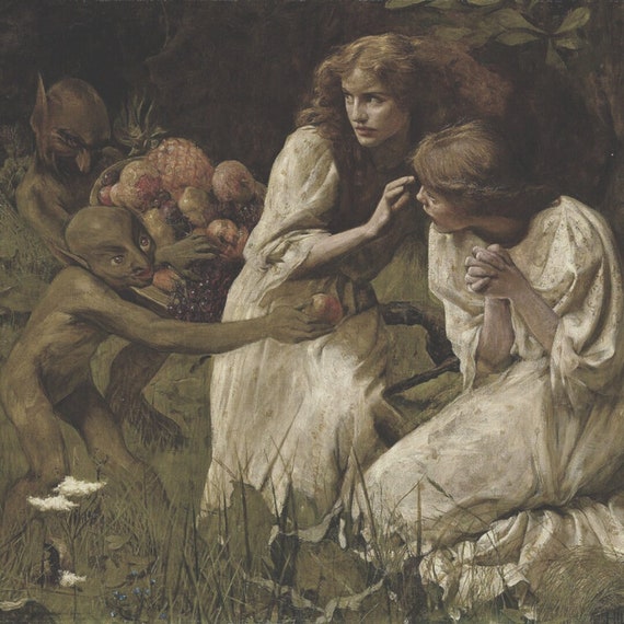 GOBLIN MARKET // Honeydew Melon, Cantaloupe, Blueberry, Strawberry, Cucumber, Bergamot, Green Leaves, Vanilla Musk // Gothic Perfume Oil