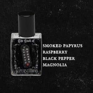 NO.13 // Smoked Papyrus, Raspberry, Rose, Black Pepper, Ginger, Magnolia, Tonka Bean, Incense, Woods // Gothic Witchy Perfume Oil