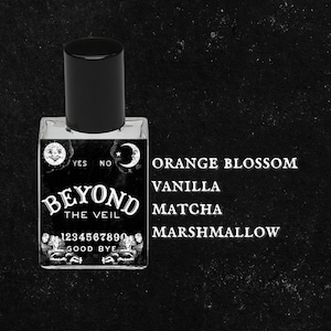 BEYOND THE VEIL // Orange Blossom, Madagascar Vanilla, Matcha, Marshmallow, Jasmine, Peach, Ginger, Frankincense, Benzoin, Oakmoss
