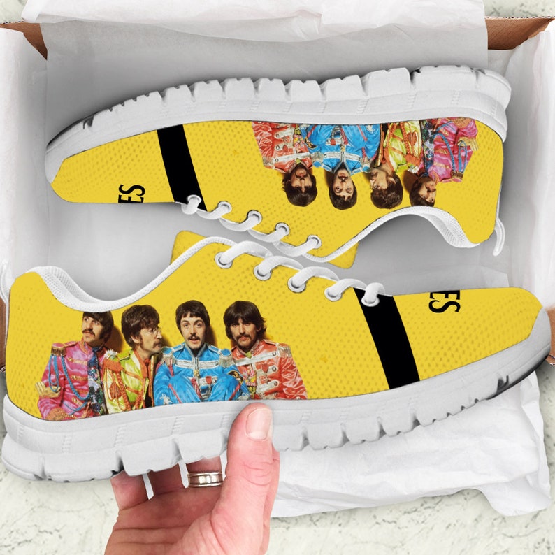 The Beatles Custom Sneakers Rock Band Unisex Shoes John | Etsy Australia