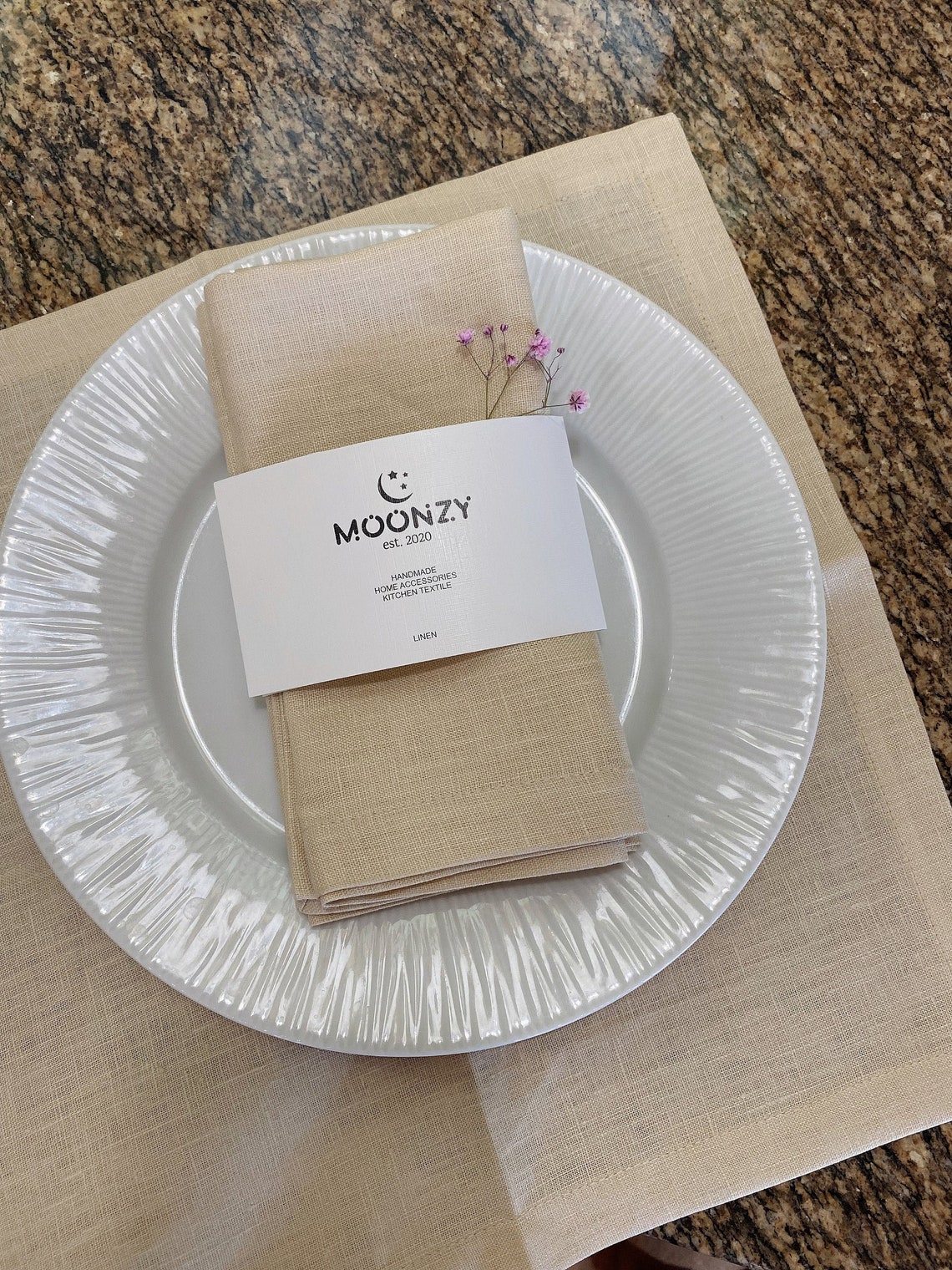 Linen napkins Cocktail napkins Beige napkins Wedding Etsy