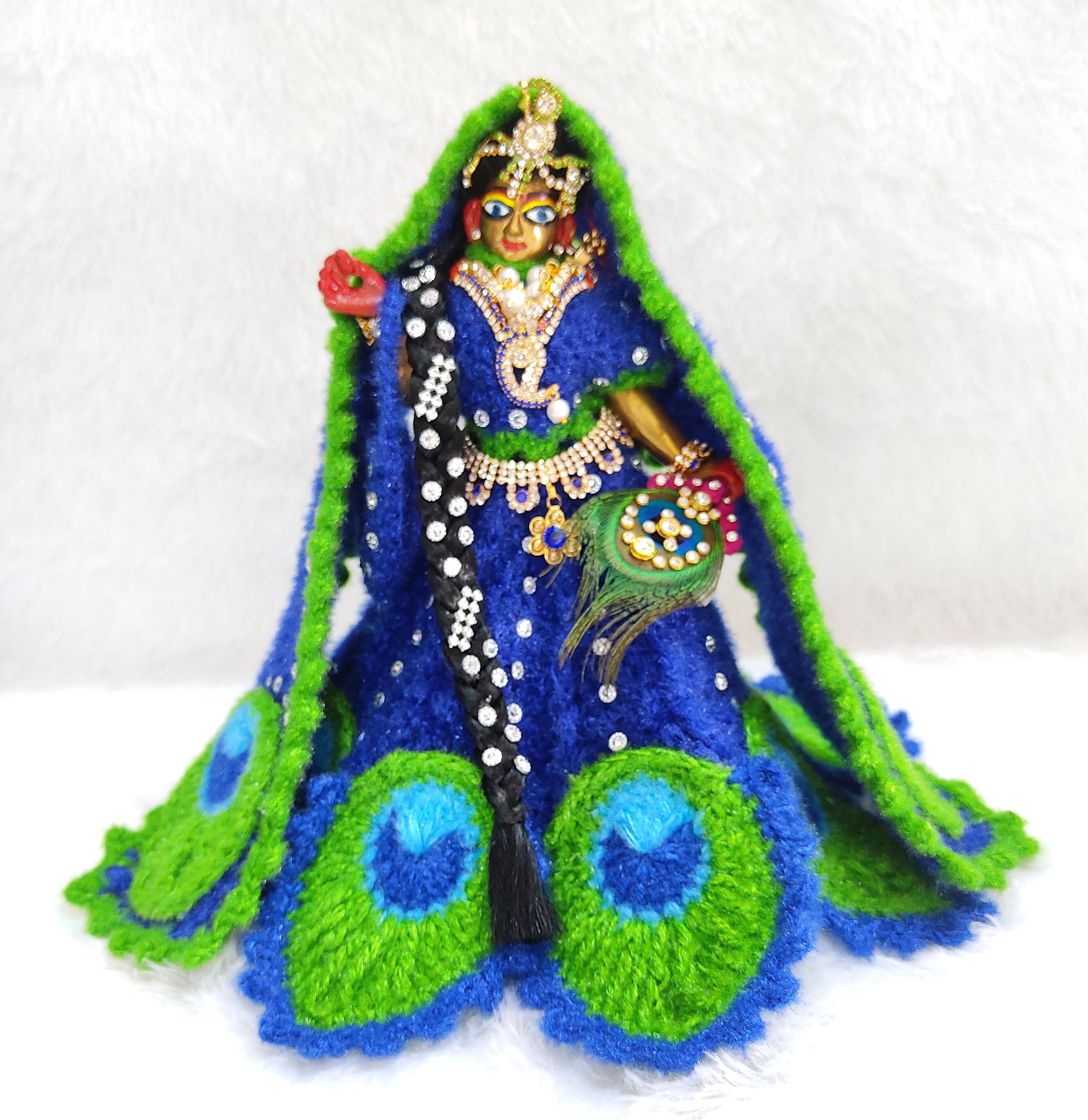 Radha Krishna Dress, Radha Krishna Woolen Poshak, Krishna Dress, Dhoti
