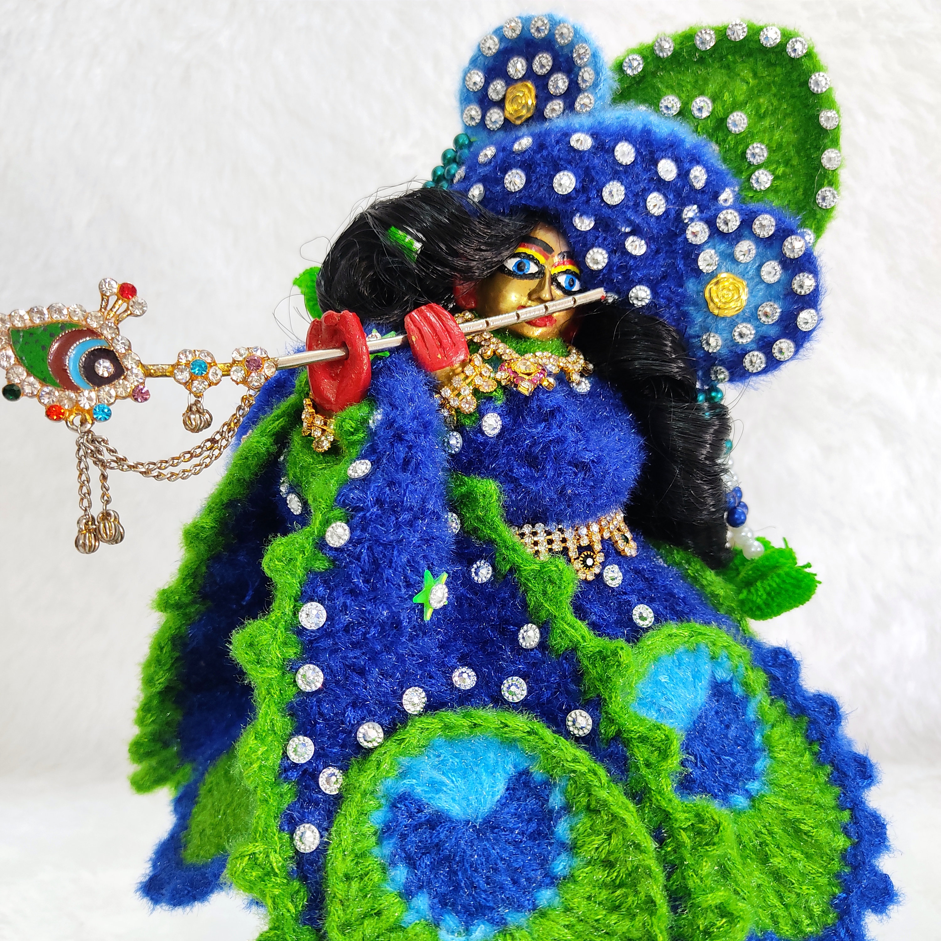 Radha Krishna Dress, Radha Krishna Woolen Poshak, Krishna Dress, Dhoti