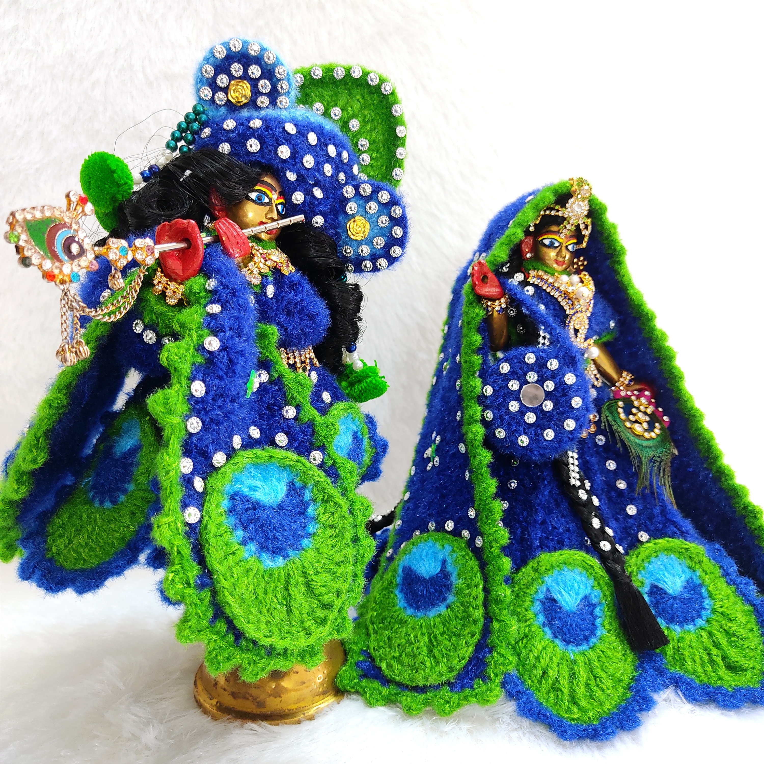 Radha Krishna Dress, Radha Krishna Woolen Poshak, Krishna Dress, Dhoti