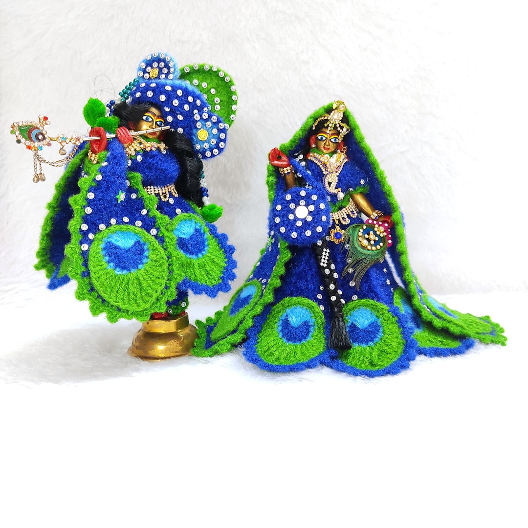 Radha Krishna Dress, Radha Krishna Woolen Poshak, Krishna Dress, Dhoti