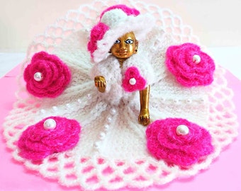 NandAnand Laddu Gopal Handmade Heart Shaped Designer Flower