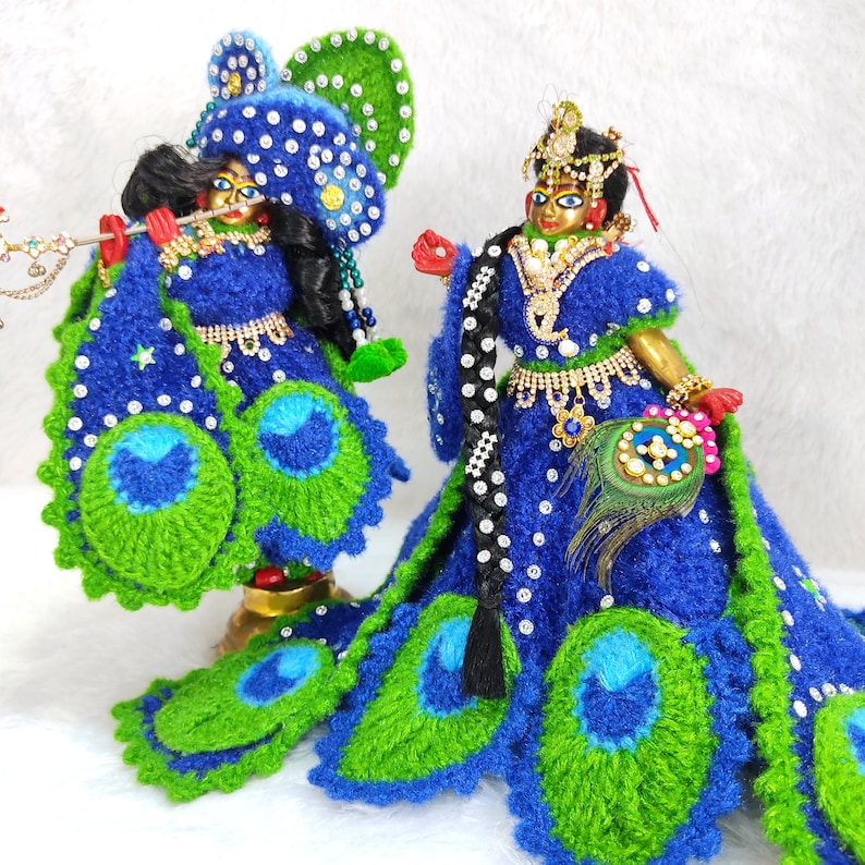Radha Krishna Dress, Radha Krishna Woolen Poshak, Krishna Dress, Dhoti