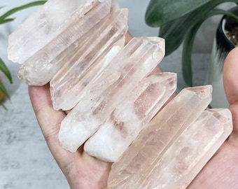 Bacchette di quarzo trasparente laser, punte di cristallo di quarzo trasparente, regalo di cristallo, set di griglie di cristallo di terra e scudo, decorazione per la casa