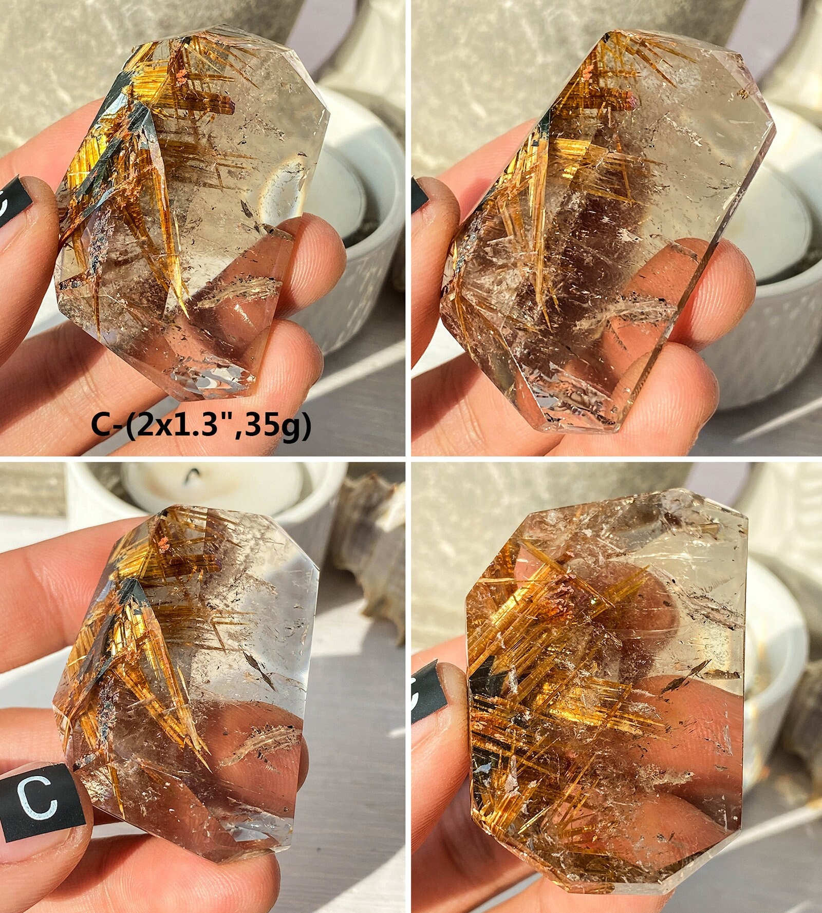 Gold Rutile Etsy Singapore