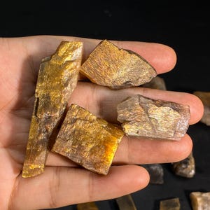 Rainbow Lattice Sunstone Raw Stone , Strong Flashy Raw Sunstone Pieces , Positive Energy Orange Sunstone Raw Stones , Rough SunStone Crystal