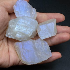 Pedra da Lua Branca Bruta Linda Pedra Bruta Linda, Pedra da Lua Bruta Natural, Gemas Naturais, Pedra de Cristal de Bolso, Cristal de Pedra da Lua