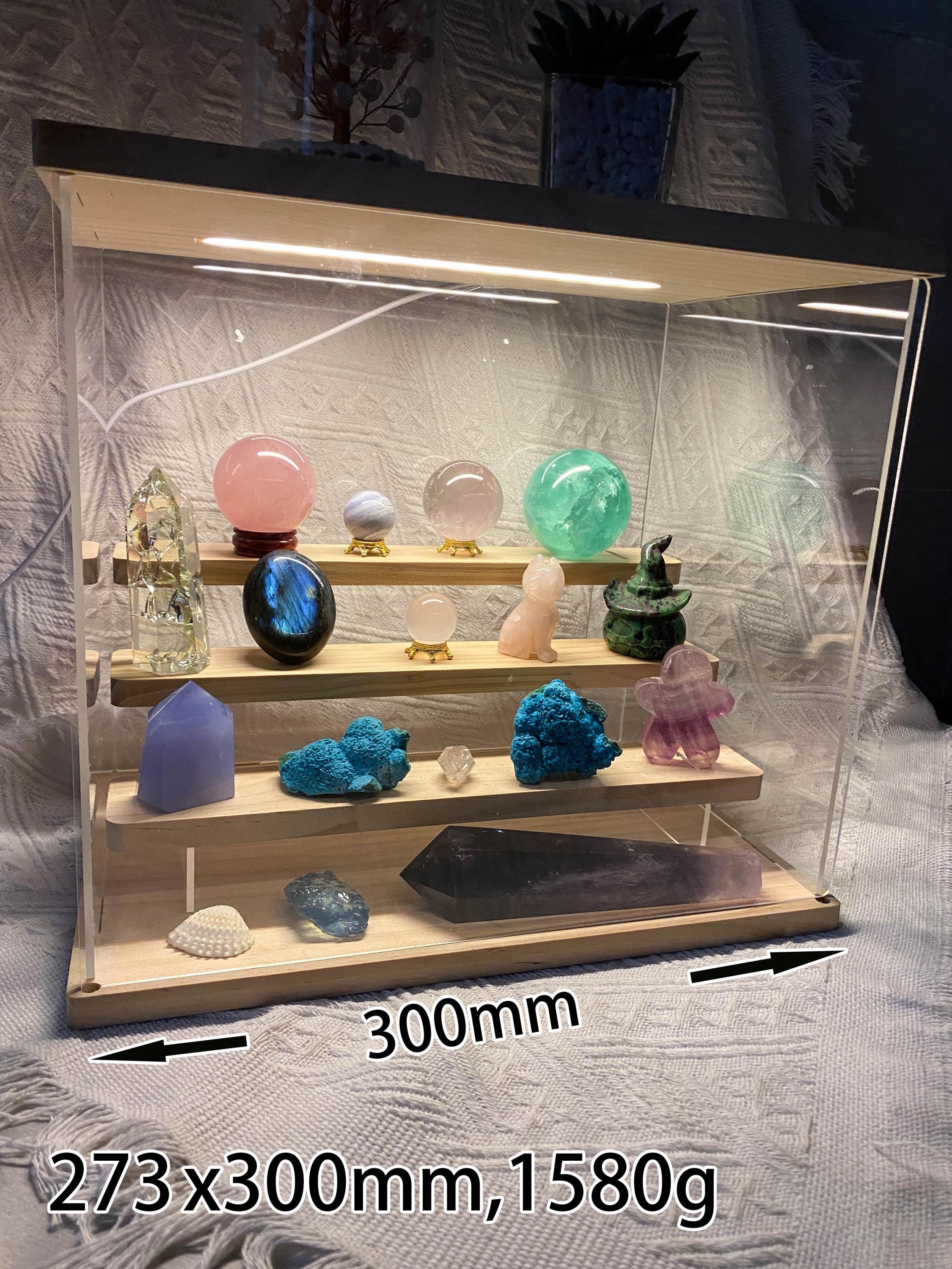 Vitrinen mit Vesteinerungen und Mineralien im Kanton Zürich