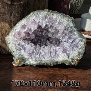 Raw Amethyst Crystal Cluster Geode, Bulk Crystals , Amethyst Quartz Raw Crystals , Amethyst Cluster Bowl, Crystal Gift , Home Decor