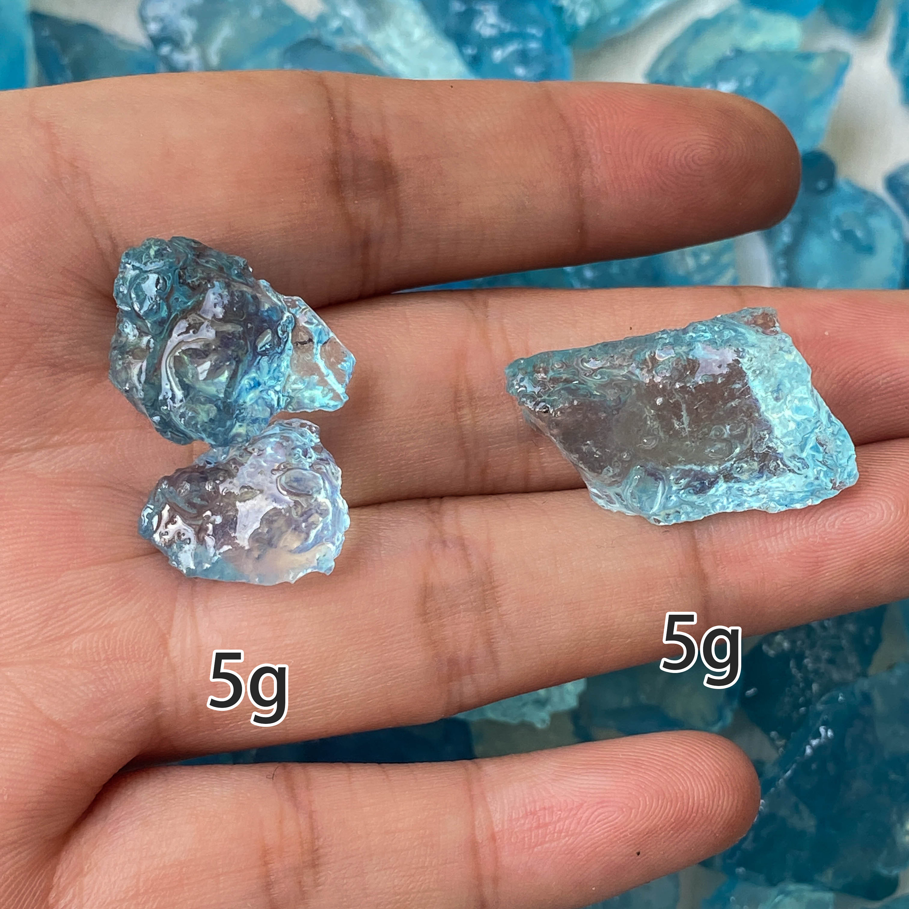 Aquamarine Stone GEMSTONECABS Natural Blue Crystals Rough