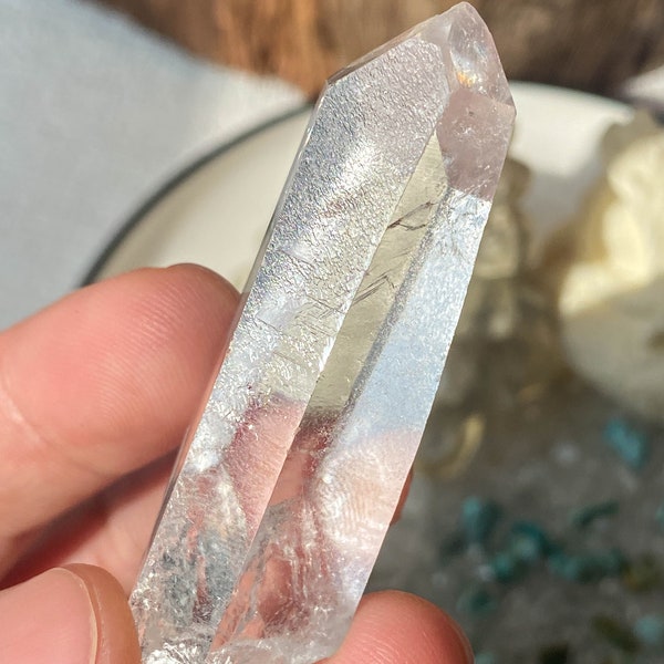 Natural Sirius Quartz Wand Point , Metaphysical Crystals , Crystal Specimen , Crystal Gift , Home Decor , Special Gift , Home Decor