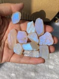 Raw White Gorgeous  Moonstone, Gorgeous Rough Stone, Natural Raw Moonstone, Natural Gemstones, Pocket Crystal Stone, Moonstone Crystal product logo