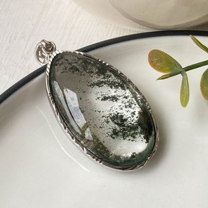 Natural Wrapped  Garden Quartz Pendant , Polished Natural Quartz Jewelry , Crystal Pendant , Birthday Gift , Home Decor , Energy Pendant