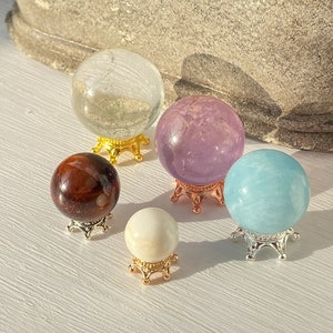 Silver Gold Sphere Stands , Mini Metal Sphere Stands for Mini Spheres ...